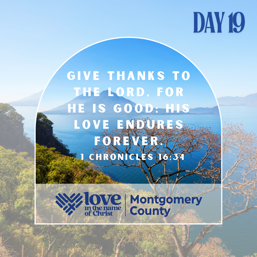 Day 19 30 days of thanks 2024 love inc montgomery county