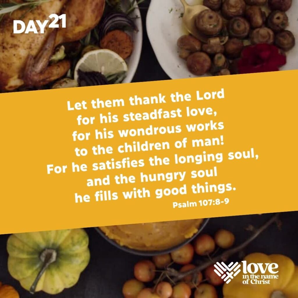 Day 21: 30 Days of Thanks 2025